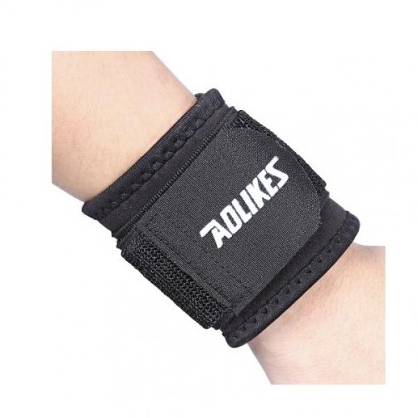 AOLIKES A-7936 Sports Safety Wrist Bracer Support Guard Black