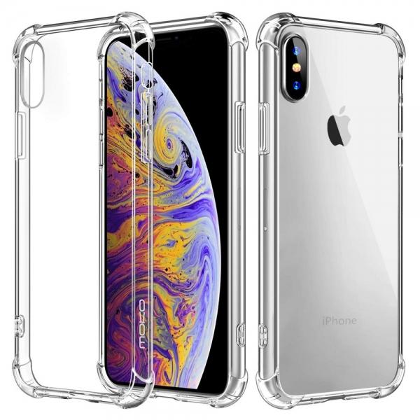 Air Cushion Corners Shockproof Clear Transparent Soft TPU Case for Apple iPhone XS