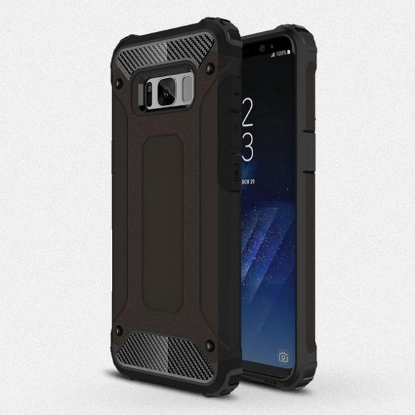 Armor Shockproof PC+TPU Double Protection Back Case For Samsung Galaxy 8 Black