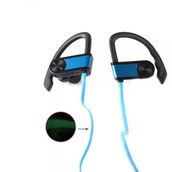 BH-1 New Music Smart Night Light Movement Bluetooth Headset Blue