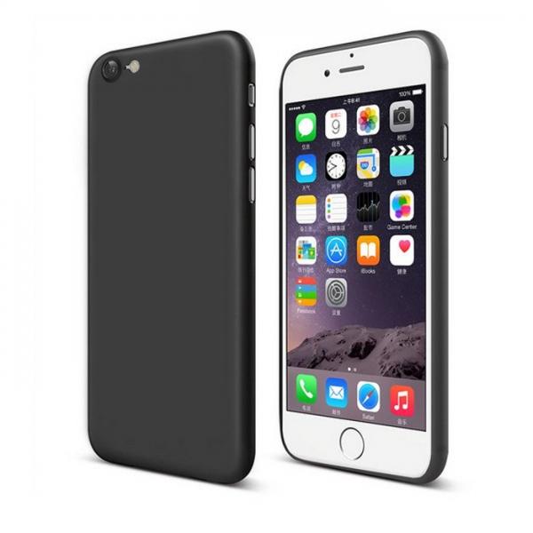 CAFELE Silicone PP Back Case Cover Ultra Thin Slim for iPhone 7 Plus Black