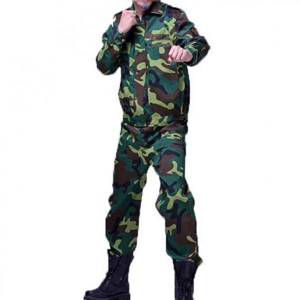 Camouflage Tactical Military Suits Jacket + Pants Uniforme - Size 4XL & Jungle Camouflage