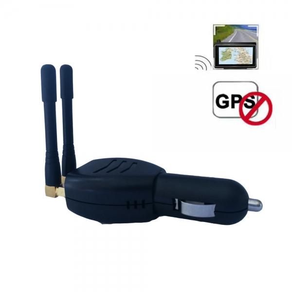 Car GPS Beidou Signal Blocker Jammer Interference Shielding Device - Black