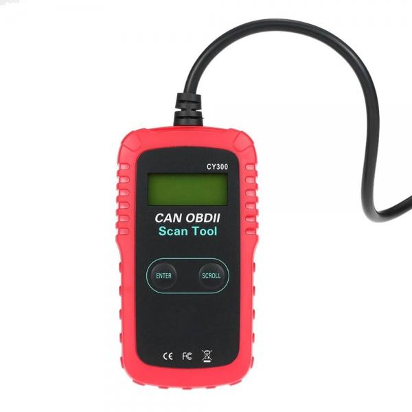 Car Diagnostic Scanner Bar Code Reader Scanning Tool Black & Red