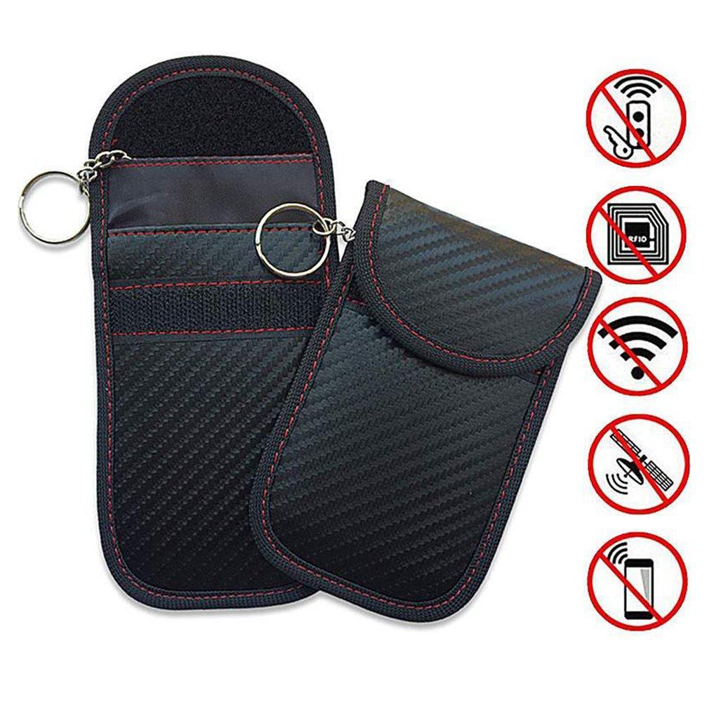 Car Key Signal Blocker Faraday Bag Keyless Fob RFID Blocking Pouch Case