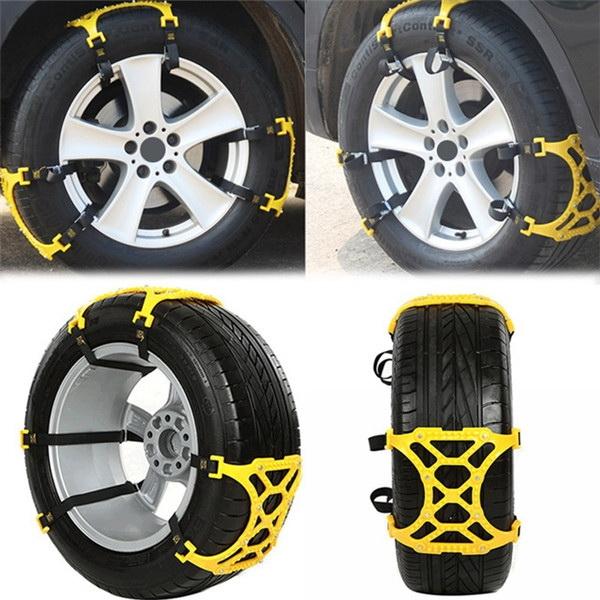Snow Chains 165-265mm Car Tire Snow Anti-skid Chains Beef Tendon Thickening Chain
