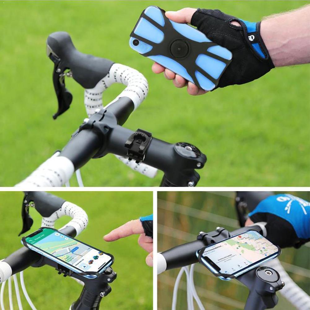 Bicycle Fixed Mobile Phone Frame Motorcycle Phone Bracket Mount Band Bike Clip