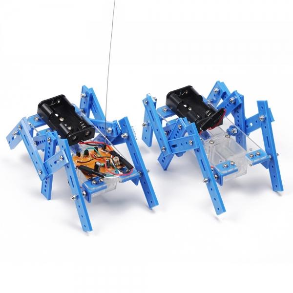 DIY Remote Control Quadruped Robot Assembling Model Toy Robot Smart Car Kit