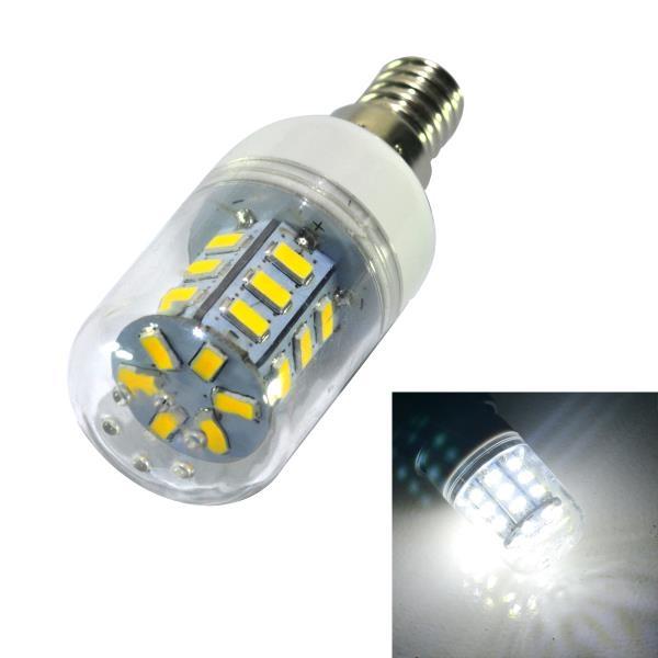 LED Corn Lamp Bulb E14 4W 24-SMD 5730 500LM 6500K Light AC110V - White Light