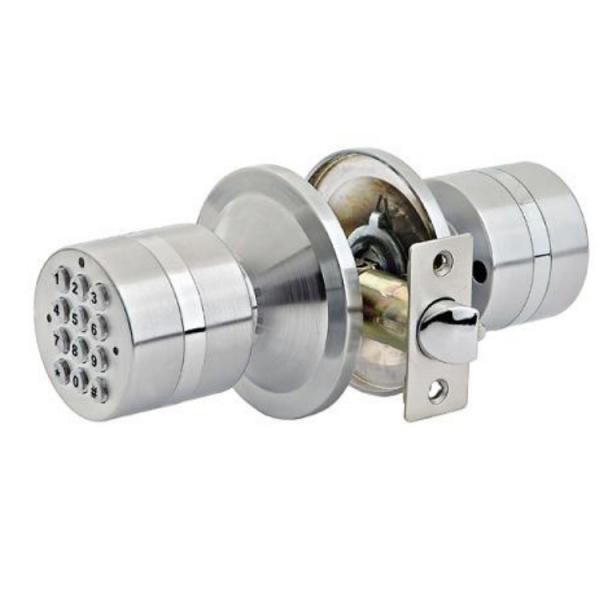 Electronic Door Lock Smart Bluetooth Digital APP Keypad Code Keyless Door Lock Password Keyless Door Lock Electronic - Silver