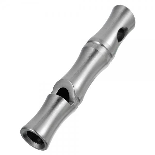 FURA Long Type Outdoor Survival Stainless Steel Whistle Silver