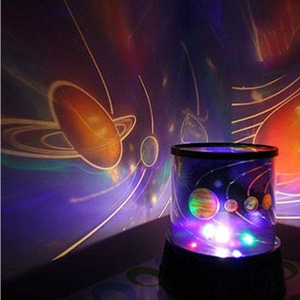 Colorful Rotary Laser Projector Lamp - Romantic Star Sky Style