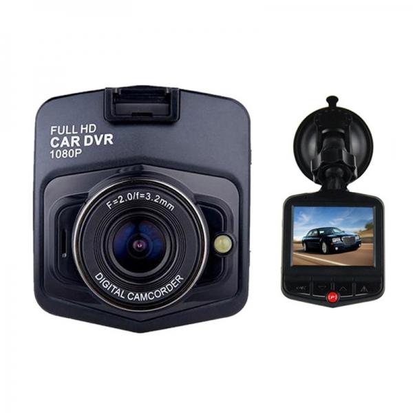 GT300 Full HD 1080P 2.2inch Loop Recording 120 Degree View Angle Car Video Recorder Car DVR Camera - Black
