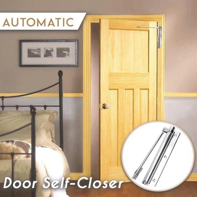 Adjustable Automatic Door Self-Closing Hinge Simple Buffer Rebound Household Fire For Home Door Page Furniture Rated Closer K3P5