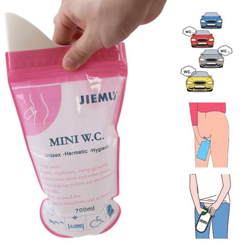New Outdoors Disposable Adult Children Urine Bags Camping Trip Portable Pee Bags Emergency Car Urinal Vomit Bags Mini Mobile Toilets For Elder