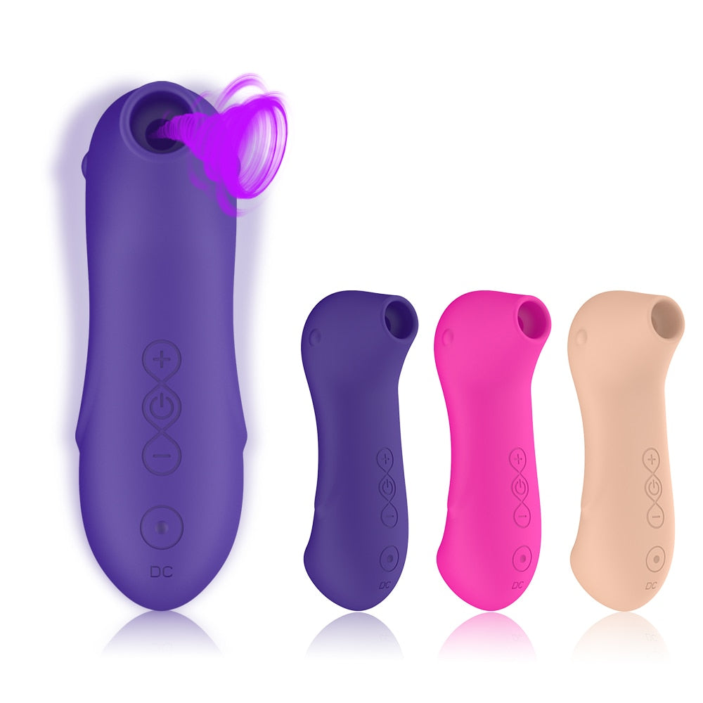 Sucking Vibrator Nipple Sucker Clitoris Masturbator Dildo G-spot Stimulator Licking Tongue Oral Sex Adult Sex Toys for Woman