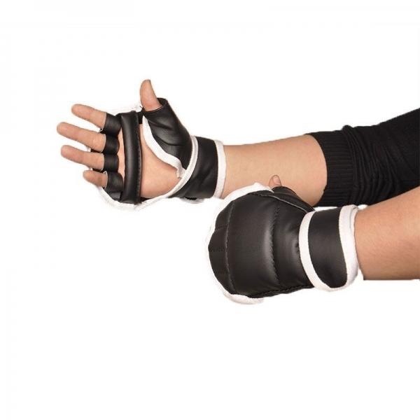 Half Fingers Kids/Adults Sandbag Punch Training Boxing Gloves White & Black
