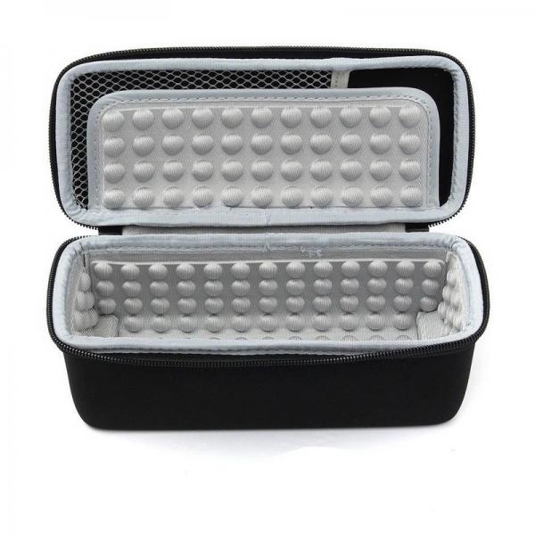 Hard Case Storage Bag Wihte/Black Zipper Pouch Box for JBL Flip 1/2/3/4 bluetooth Speaker Portable Protect Strike Shock Fashion - Gray