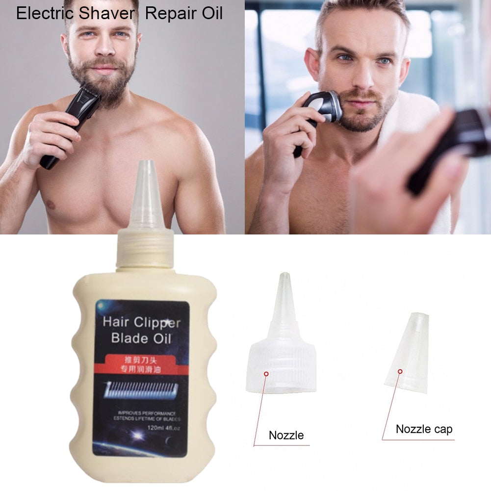 120ML Shaver Hair Clipper Maintenance Lubricant Electric Shaver Repair Oil Natural Mineral Oil Easy to Use