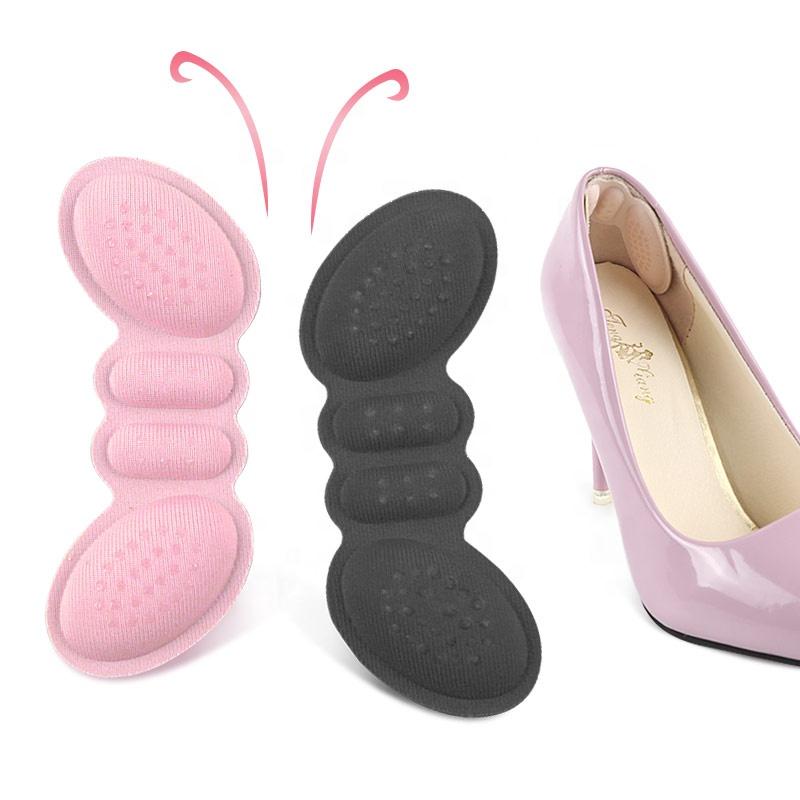 Self-Adhesive Heel Cushion Inserts Preventing Heel Rubbing Blisters and Slip Out Heel Grips for Foot Pain and Improve Loose Shoe