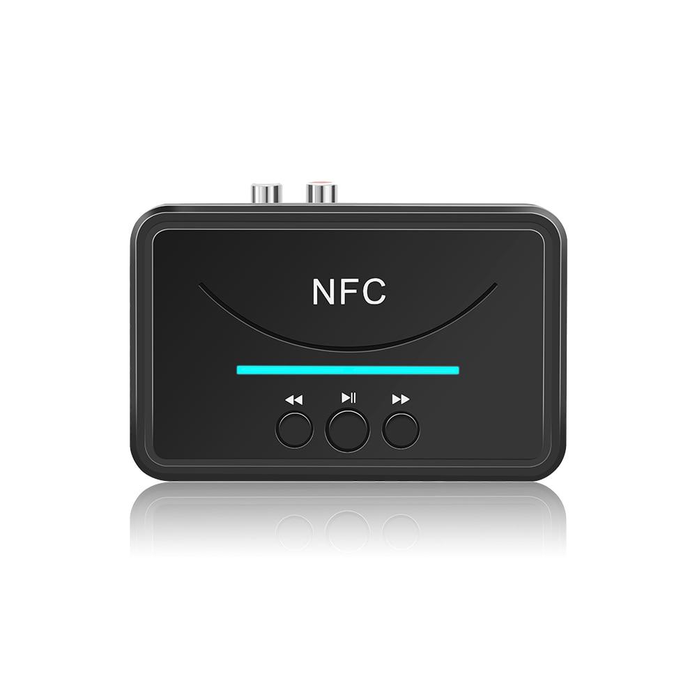 NFC 5.0 Bluetooth Receiver A2DP AUX 3.5mm RCA Jack USB Smart Playback Stereo Audio Wireless Adapter For Car Kit Speaker