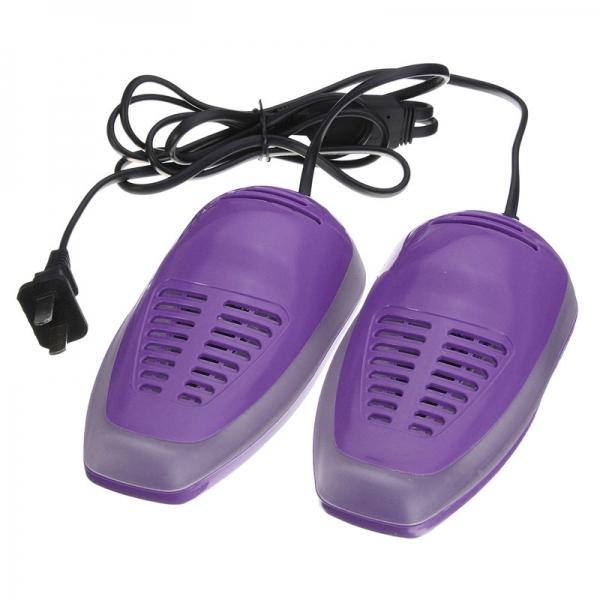 High Quality Shoes Dryer Heating Heater Boots Footwear Portable UV Disinfectant Shoes Warmer Purple