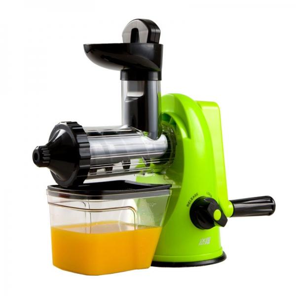 Household Hand Operated Manual Juice Extractor Fruit Juicer Maker Orange Green