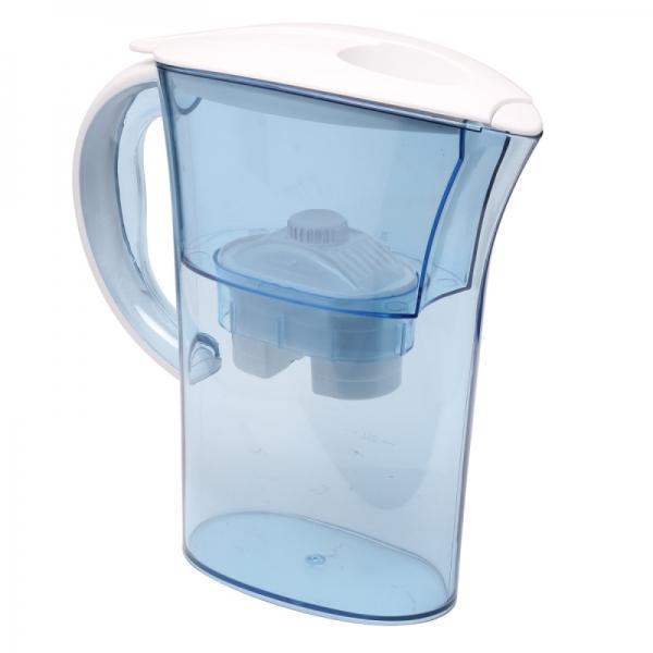 Household Alkaline Water Filter 2.5L Direct Drinking Water Jug Purifier Light Blue