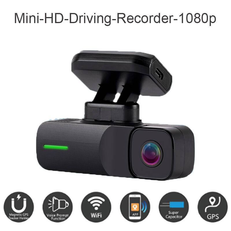 Mini HD Driving Recorder 1080P Magnetic Bracket Wifi Interconnection Loop Recording Built-in GPS G-sensor Car Dvr for Car