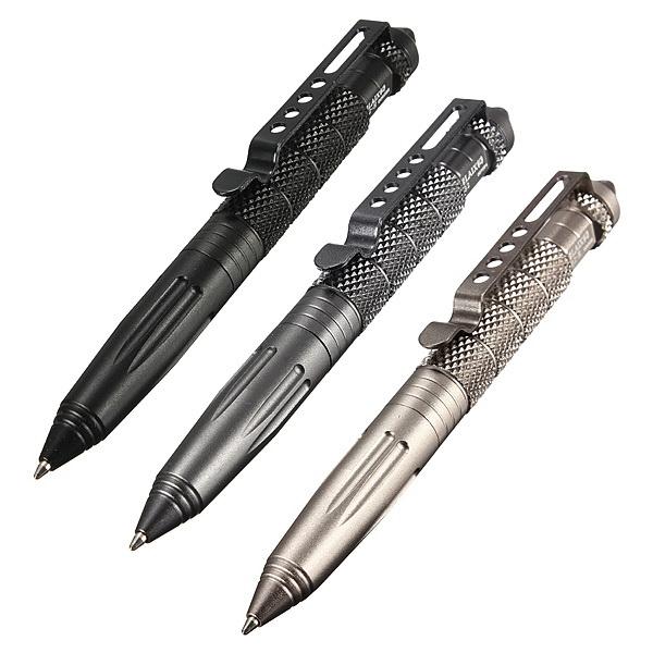 LAIX B2 Aluminum Alloy Self Defense Protection Tactical Pen Glass Breaker Black