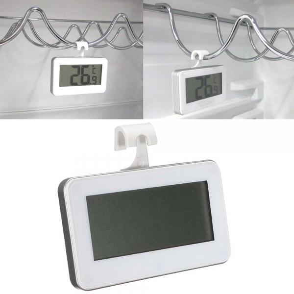 Kitchen Refrigerator LCD Display Digital Thermometer Warning Detector