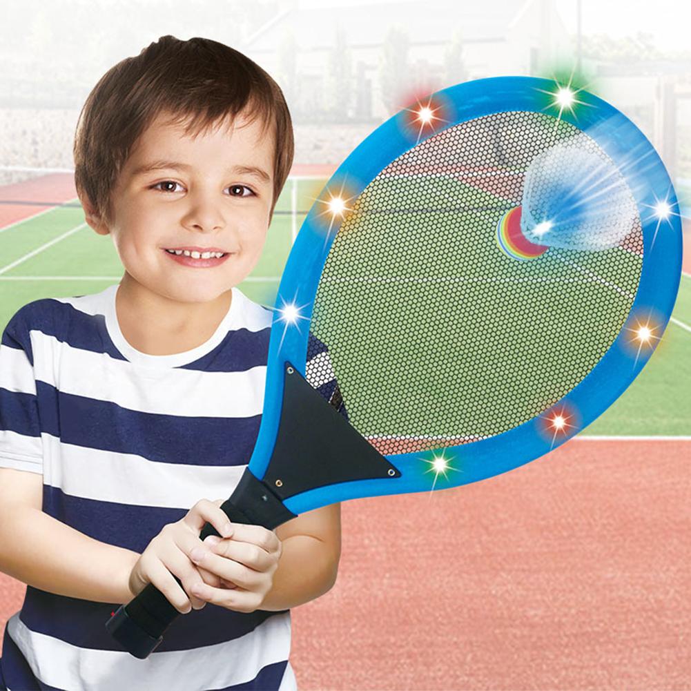 LED Badminton Racket Set Lightweight Badminton Shuttlecock Game Set for Outdoor Indoor Sports Activities