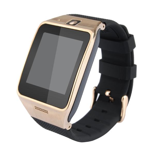 LG128 1.5inch Waterproof Bluetooth GPS Location Anti-Lost Smart Watch Black & Golden