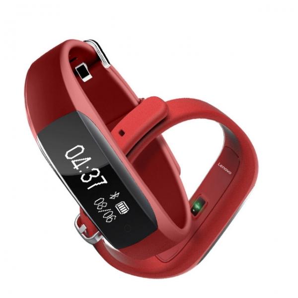 Lenovo HW01 PLUS Heart Rate Sleep Monitor Fitness Smart Watch for Phones Red