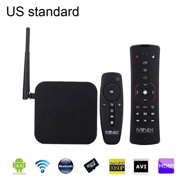 MINIX NEO Z64 2+32GB US Plug Android 4.4.4 Quad-Core Google TV Player + A2 Air Mouse Black - stringsmall