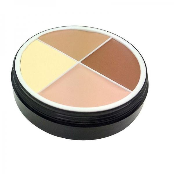 Menow 4-Color Long Lasting Waterproof Concealer Cream Face Makeup Cosmetics Palette #01