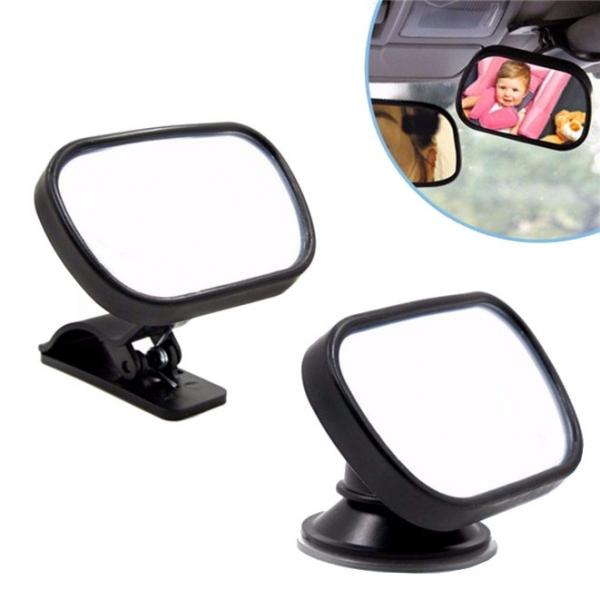 Mini Adjustable Sun Visor / Windshield Car Baby View Mirror Car Rear Baby Safety Convex Mirror