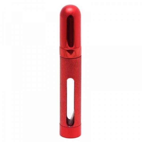 Mini Alloy Refillable Perfume Pump Spray Bottle Atomizer 12ml Red