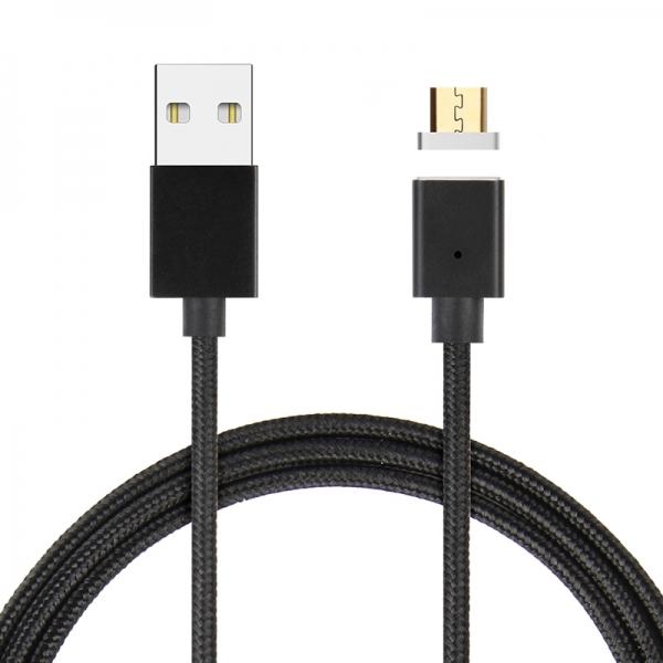 Mobile Phone Charging Cable Magnetic Data Line Two-way Magnetic M3 Android Android Micro Magnetic Data Cable - Black