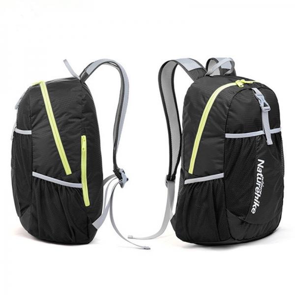 NatureHike Folding Backpacks Outdoor Ultralight Portable Hiking Travel Waterproof Backpack Black