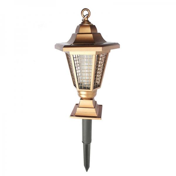 Outdoor 2 in 1 Solar LED Mosquito Bug Zapper Killer Light Lamp
