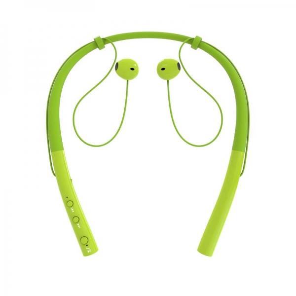 HBQ-Q14 Stereo Sports Headphones Halter-style Headset for iPhone 7/8/Plus/X Green