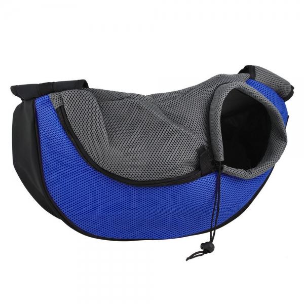 Pet Carrying Cat Dog Puppy Small Animal Sling Front Carrier S/ Blue