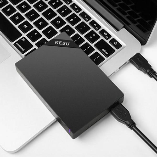 Portable External Hard Drive USB3.0 1TB for PC, Mac, Desktop, Laptop, Wii U, Xbox, PS4 (Black)