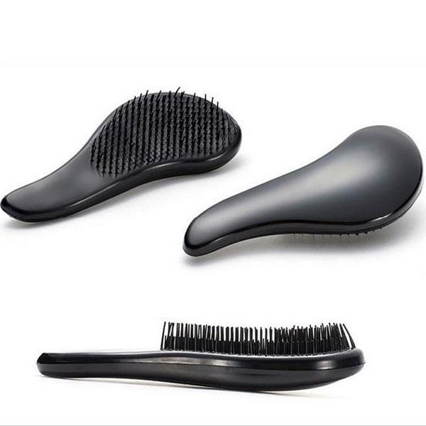Portable Hair Care Styling Massage Comb Black
