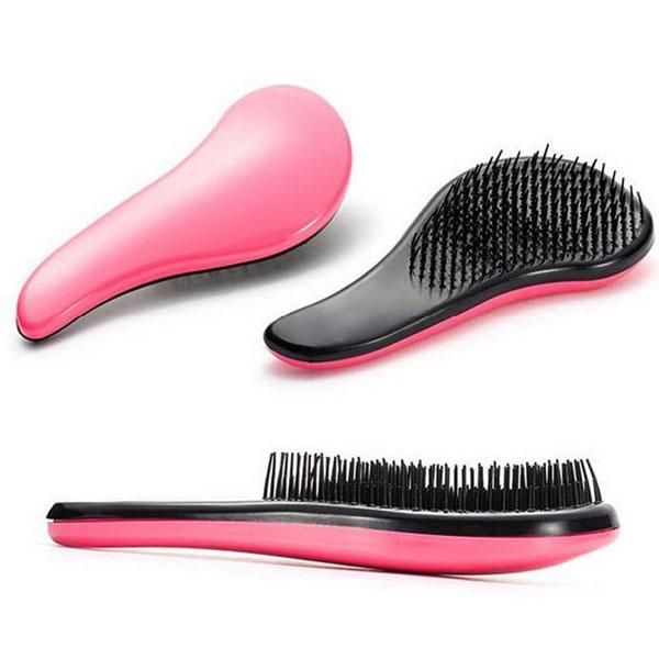 Portable Hair Care Styling Massage Comb Pink