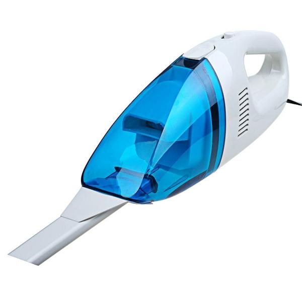Portable DC 12V Handheld Vacuum Cleaner for Car - Blue & White