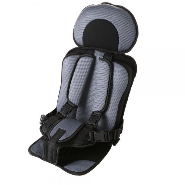 Portable Thickened Baby Toddler Child Safety travel Car Seat Fit Age 0 - 5 Years Old Gray & Black S