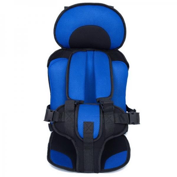 Portable Thickened Baby Child Safety Car Seat Fit Age 2 - 12 Years Old Royalblue L