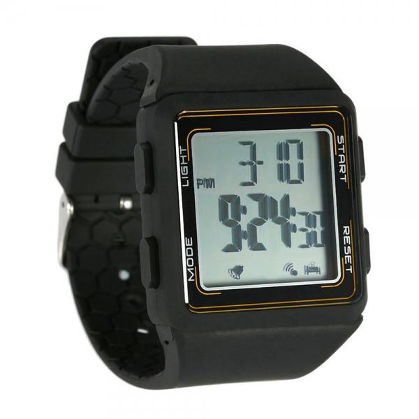 Professional Pedometer Stopwatch Fitness Tracker Sports Wrist Watch Black